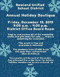 holiday boutique